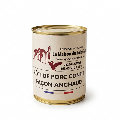 Roti de porc facon Anchaud - La Dommoise