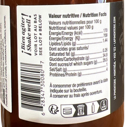 Sauce BBQ Sweet & Smoky La Pimenterie - La Dommoise