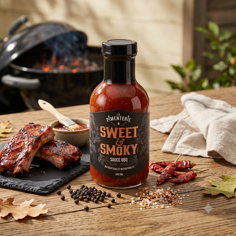 Sauce BBQ Sweet & Smoky La Pimenterie - La Dommoise