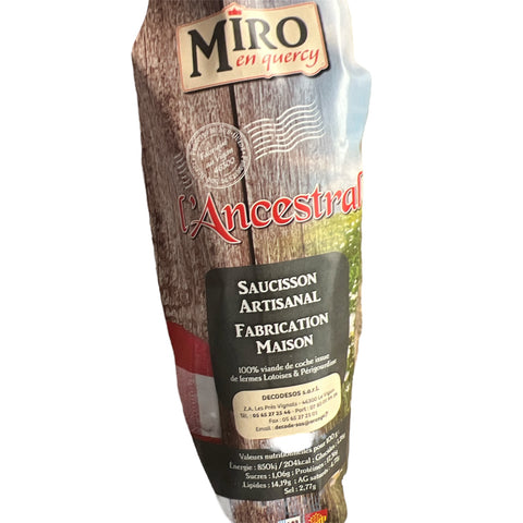 Saucisson l'Ancestral Miro - La Dommoise