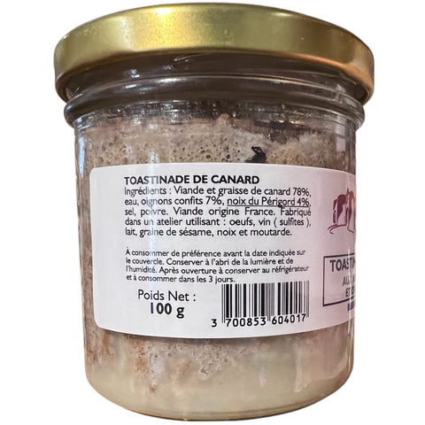 Rillettes de pato con nueces del Périgord