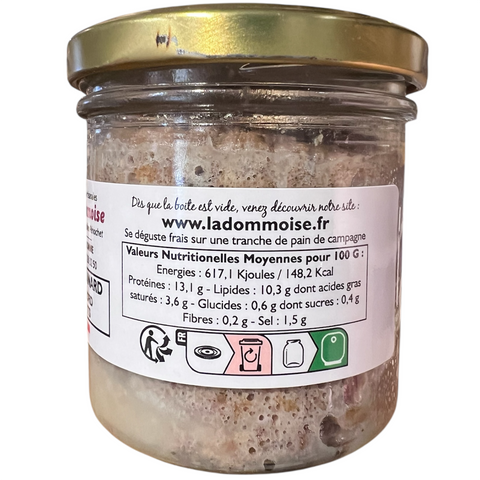 Rillettes de pato con nueces del Périgord