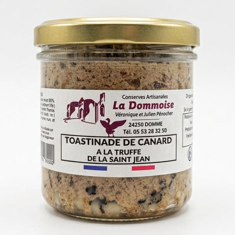 Toastinade de canard à la Truffe de Saint Jean - La Dommoise