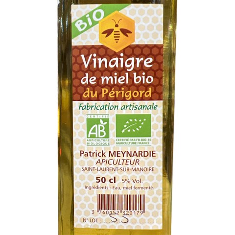 Vinaigre de miel bio - La Dommosie