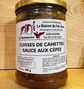 Cuisses de Canettes sauce aux Cèpes - 600g - La Dommoise