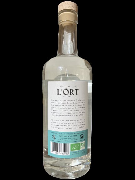 Gin de la Distillerie l'ORT 44% - 70cl - La Dommoise