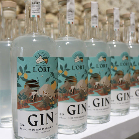 Gin de la Distillerie l'ORT 44% - 70cl - La Dommoise