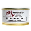 Lot de Rillettes d'oie Cèpes Persillades 130 g - 5+1 gratuite - La Dommoise