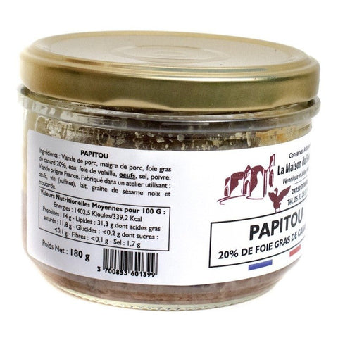 Papitou Dommois - Bocal de 180g - La Dommoise