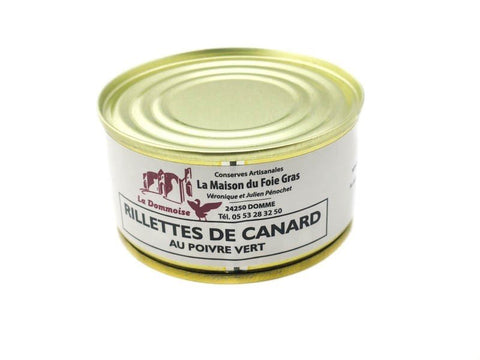 Rillettes Canard au Poivre Vert 130 g - La Dommoise