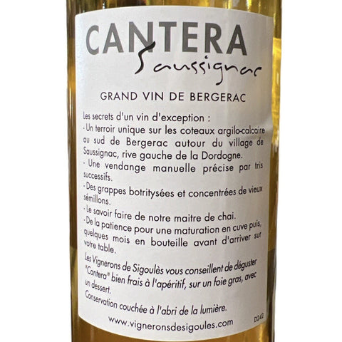 SAUSSIGNAC - CANTERA - 50 cl - La Dommoise