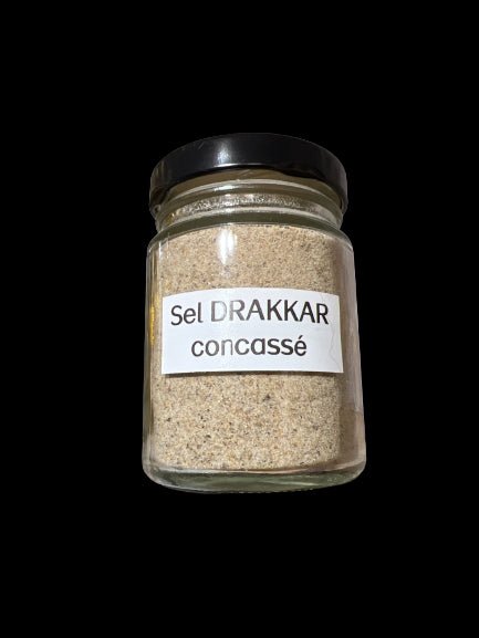 Sel DRAKKAR concassé - Bocal - 90g - La Dommoise